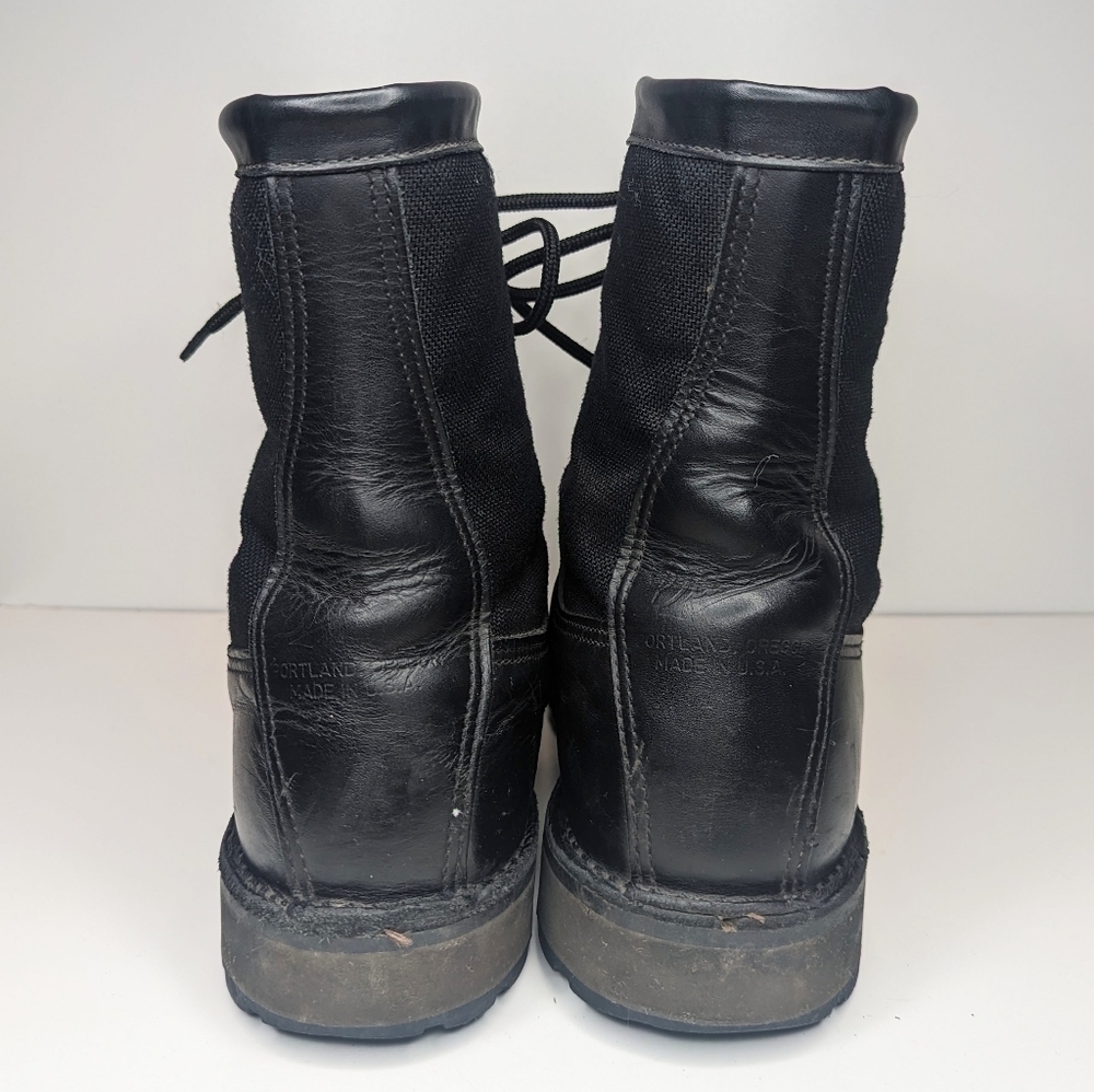 Danner Acadia boots 8" tactical black leather canvas lace up men's size 10 - Picture 5 of 8